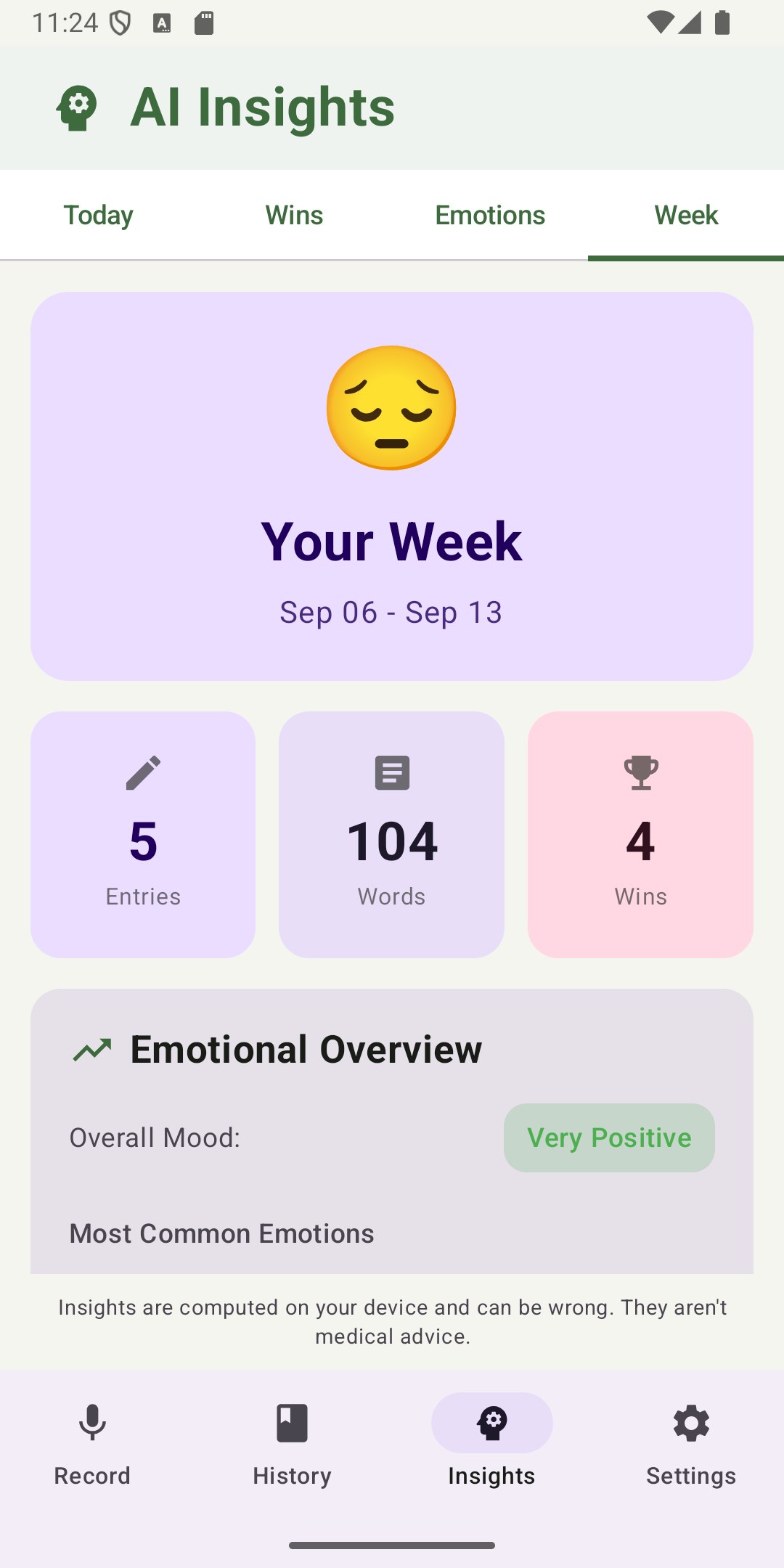 Weekly summary in Jurnalr